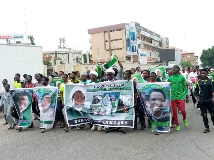 pro zakzaky protest in abj on 24 march 2021 